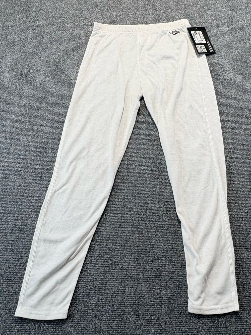 NWT Hot Chillys Youth M White Pants Base
Layer Thermal